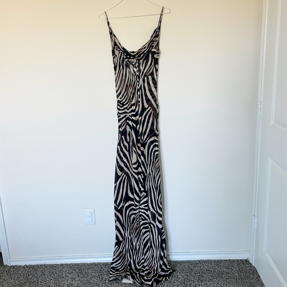 Rat & Boa Majel Maxi Dress Zebra NWT - Picture 5 of 12